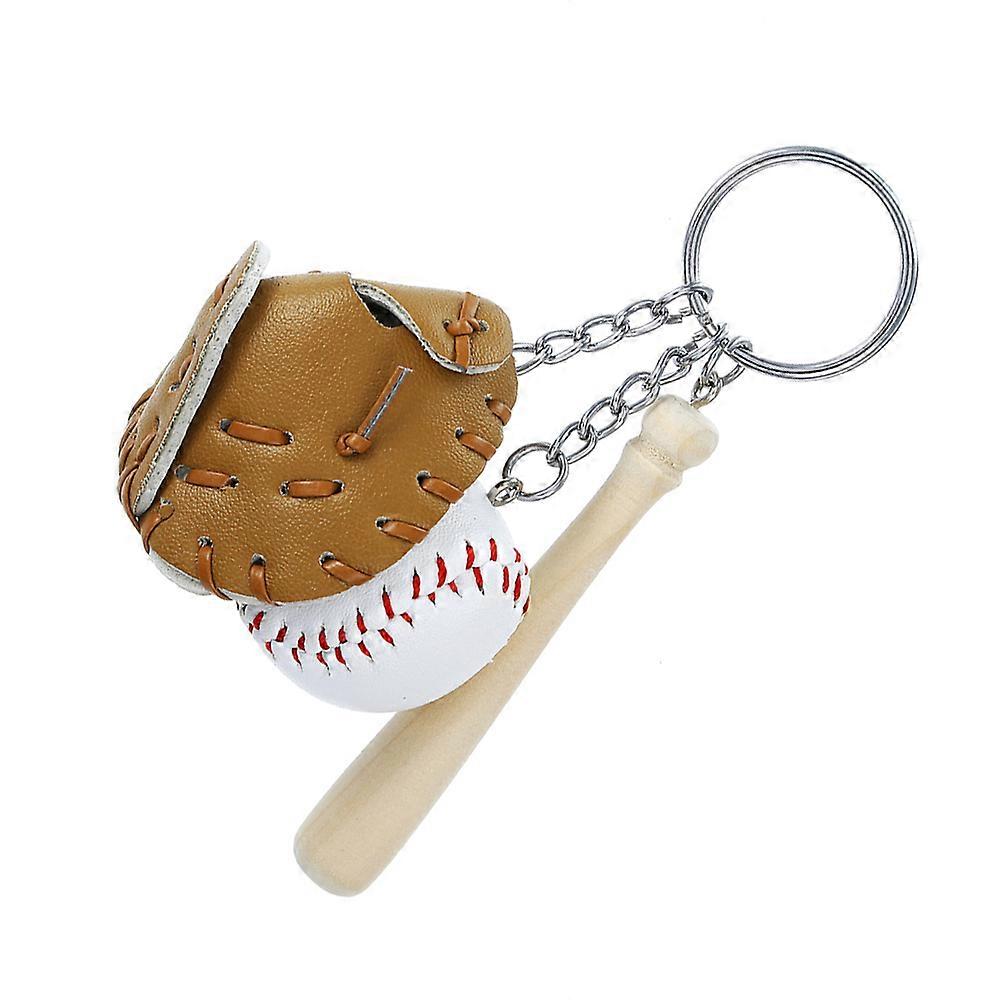 Baseball Bat Pendant Gifting Bag Charm Bat Shape Everyone 2Pcs