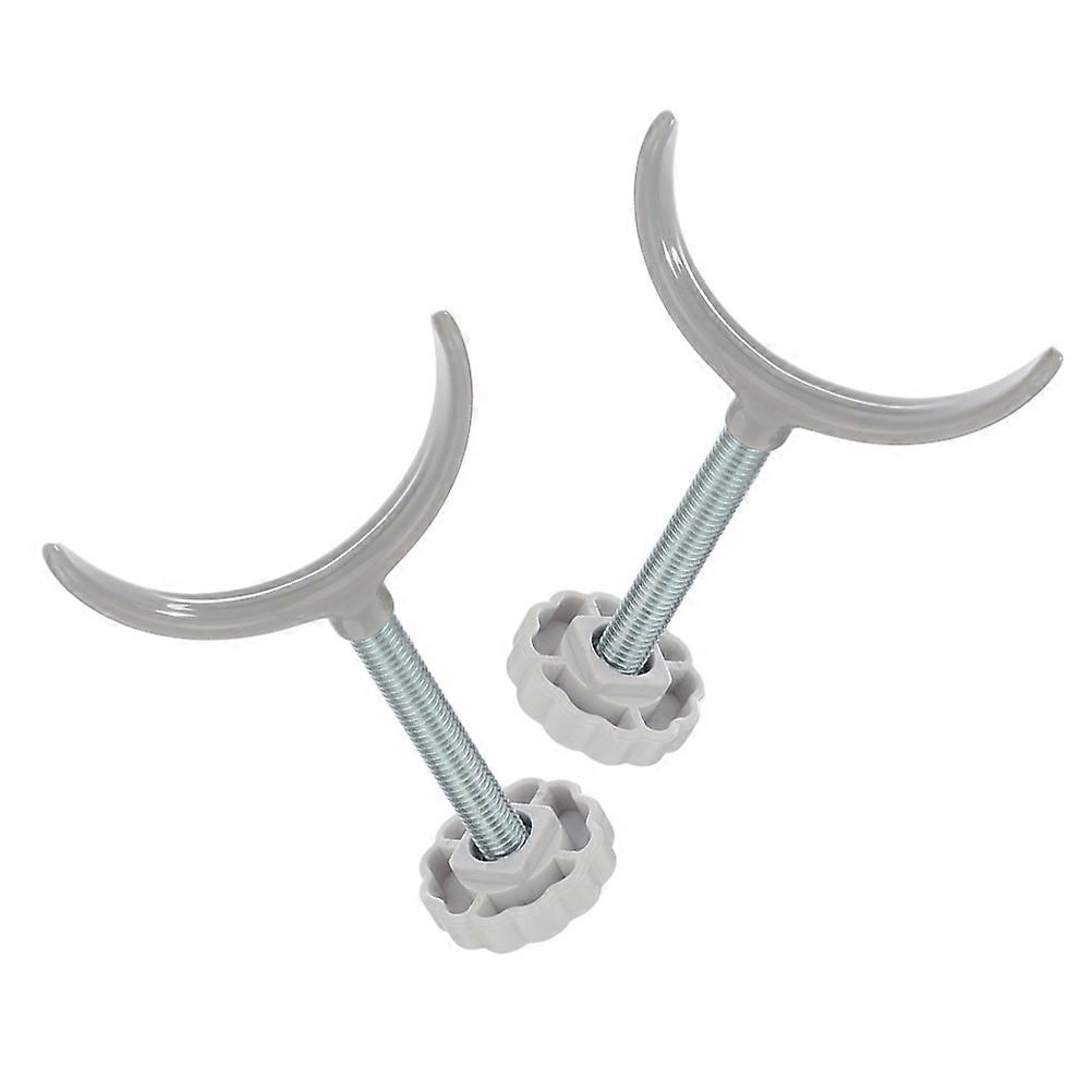 Children Safety Guardrail U Shaped Stair Gate Attachment with 2Pcs Fixators