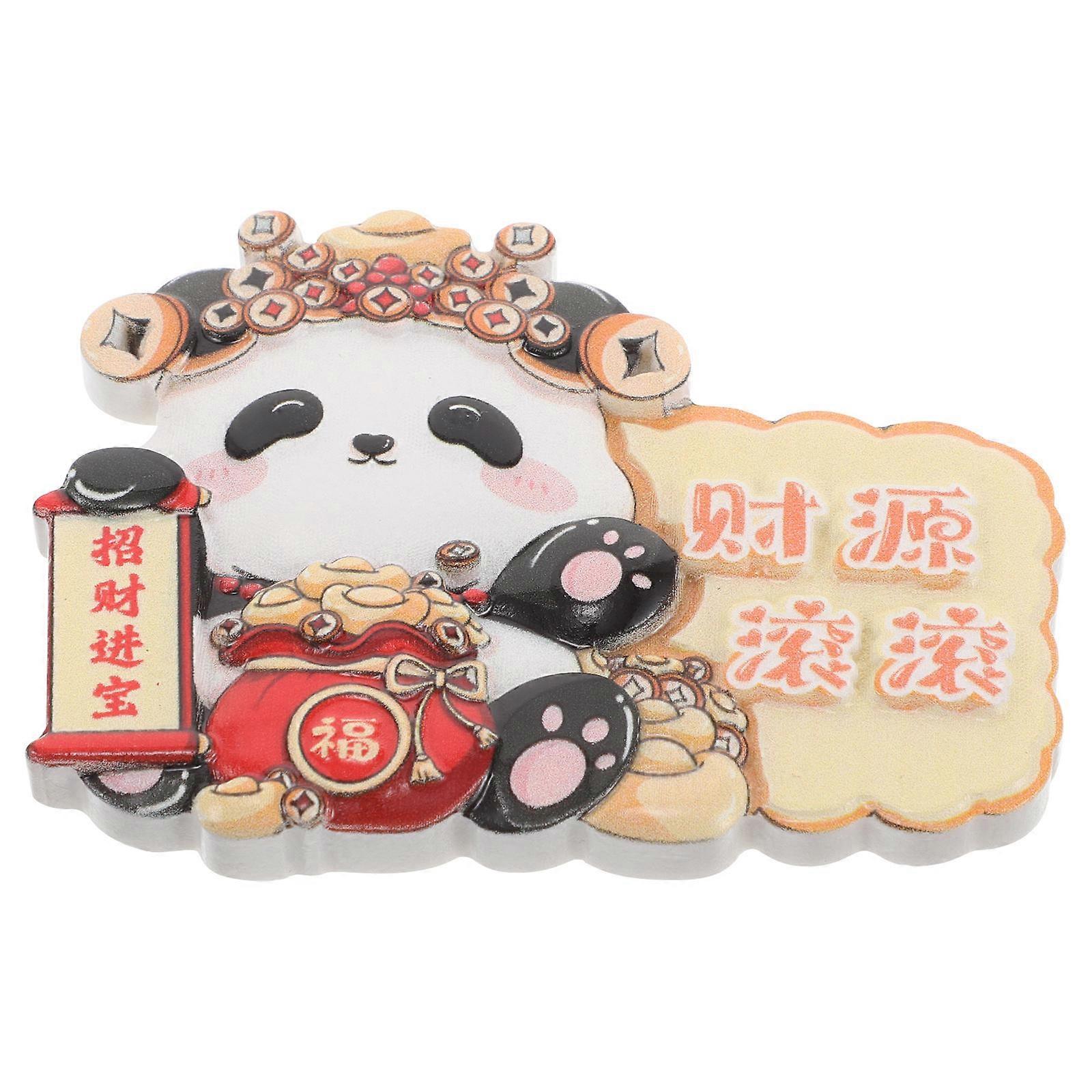 Panda Fridge Magnet Creative 3D Design for Home Decoration