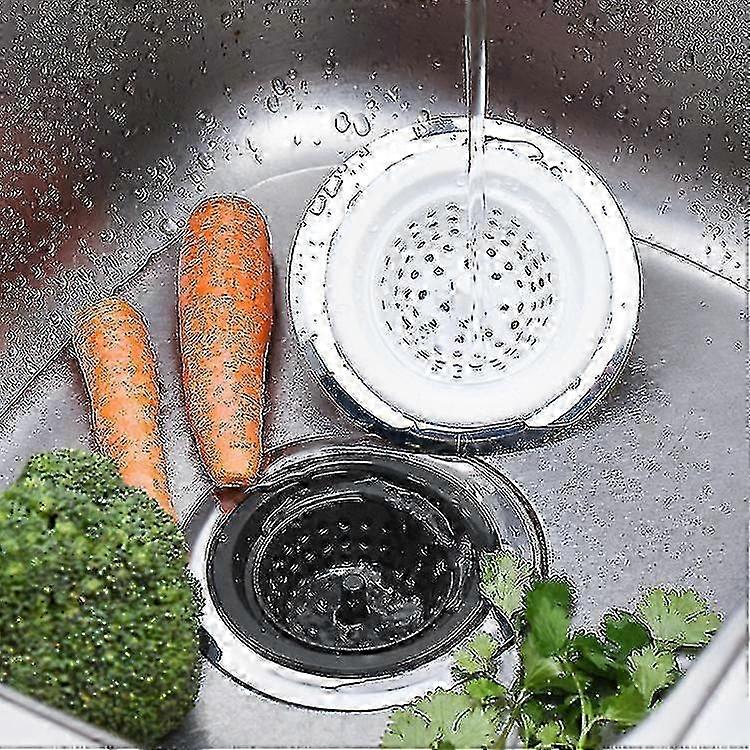 2025 2pcs Kitchen Bathroom Sink Strainer Stainless Steel Drain Filter