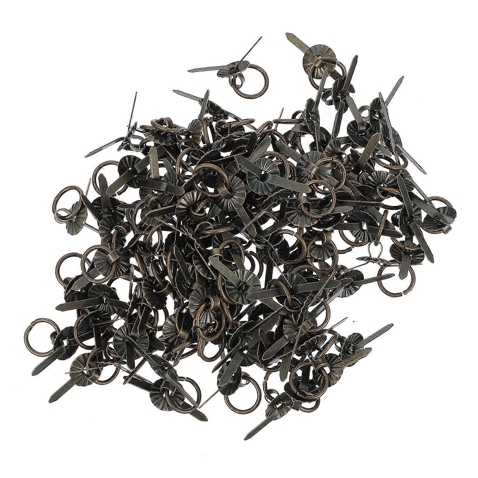 Jewelry Box Hardware Pulls Round Shape Ring Pull Handle For Cabinet Home Decoration 100Pack