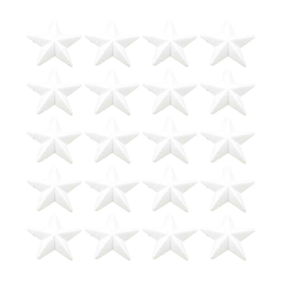 Foam Ball Pentagram Crafts DIY Material for 20Pcs White Decorations Creative
