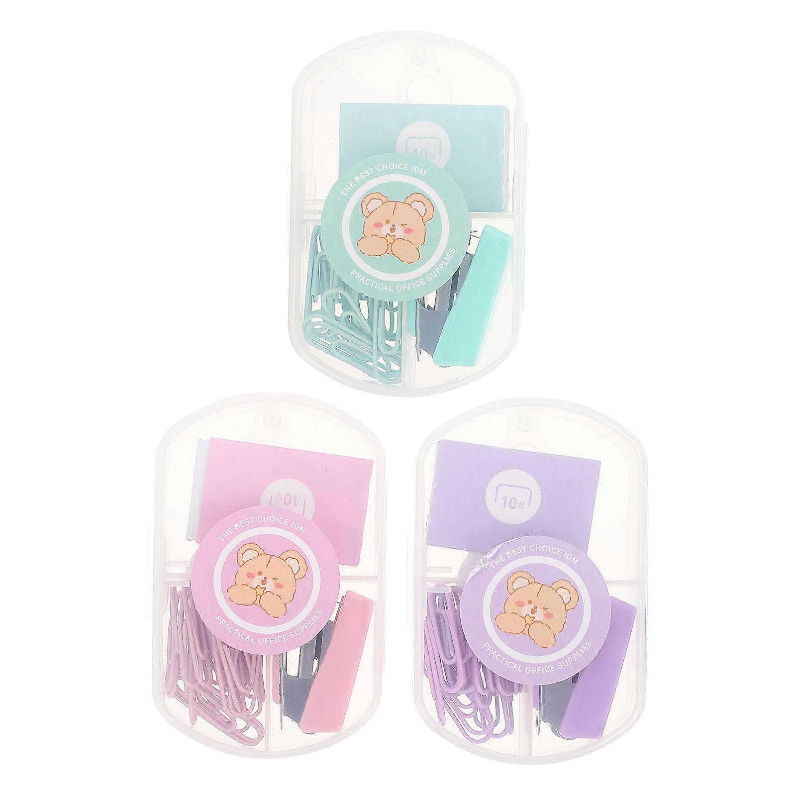 Office Binding Tools Stapler Kit for Multi-Use Stapling 12Sets