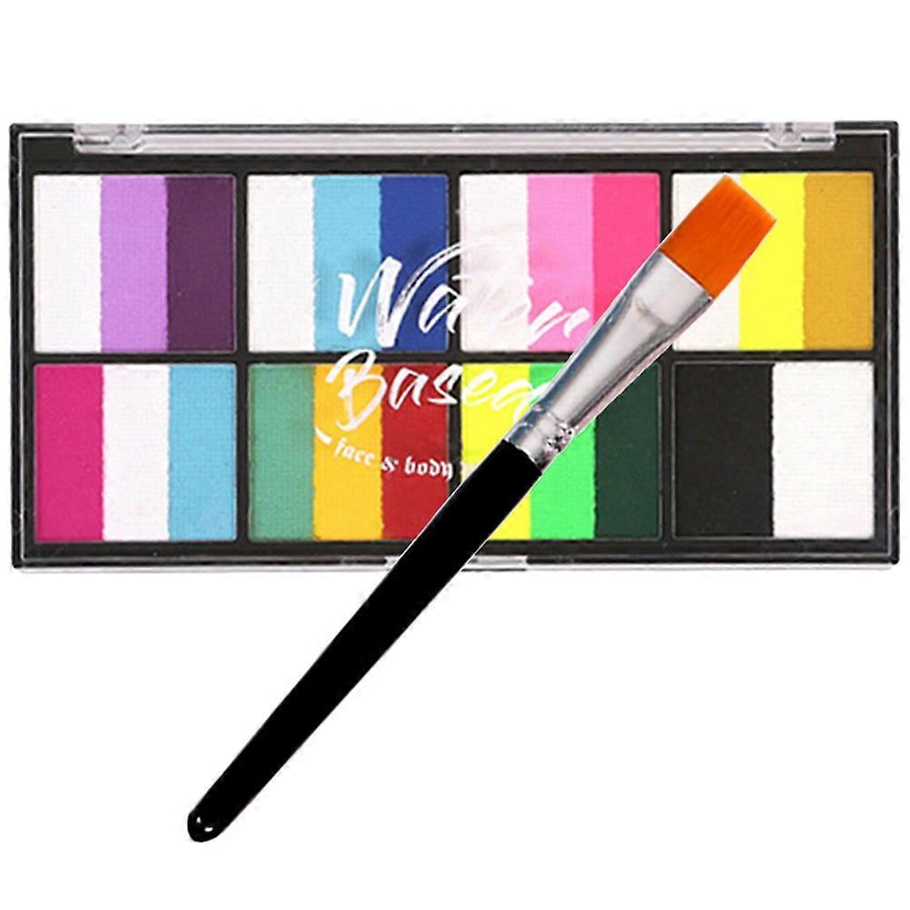 Water Solution Face Paint Kit for Party 1Set Portable Cosmetic Face Paint