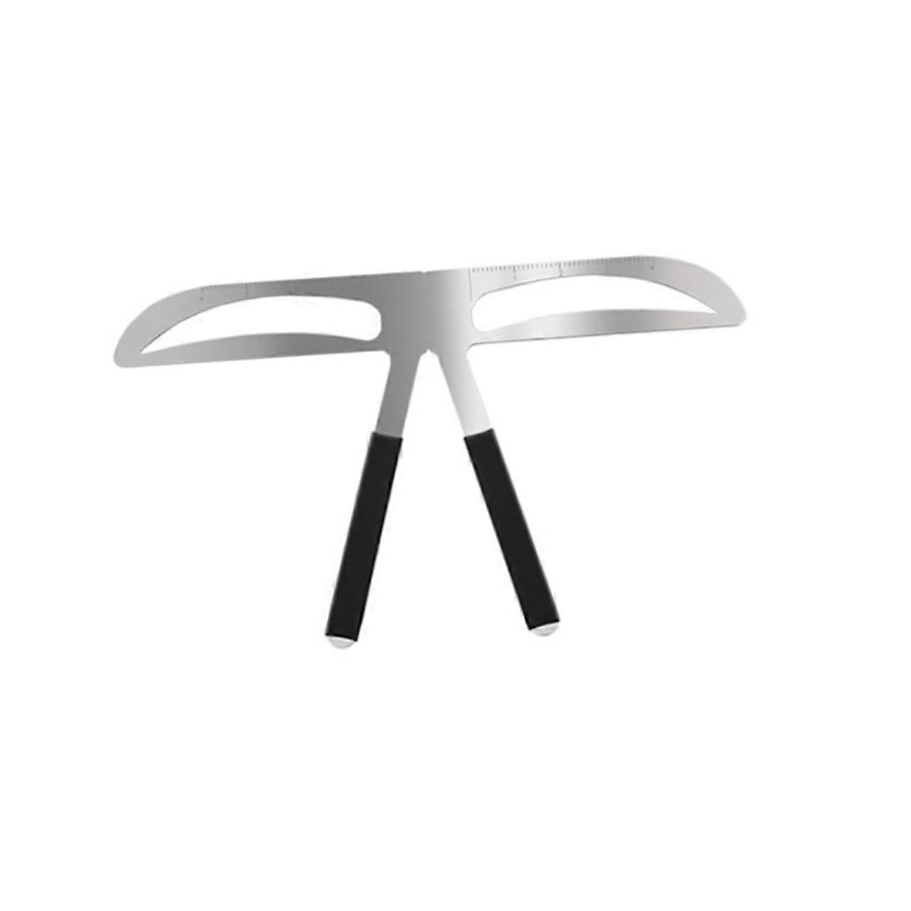 Eyebrow Stencil Kit with ThreePoint Measuring System, Reusable Ruler for Precise Brow Shaping