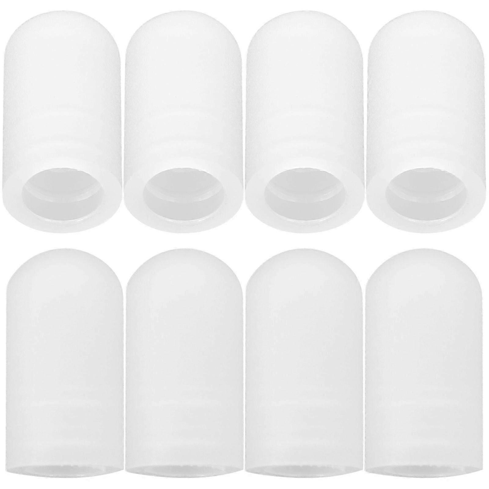 10pcs Drum Mute Tips Drumstick Caps Silicone Drumstick Silent Tips Drum Practice Tips