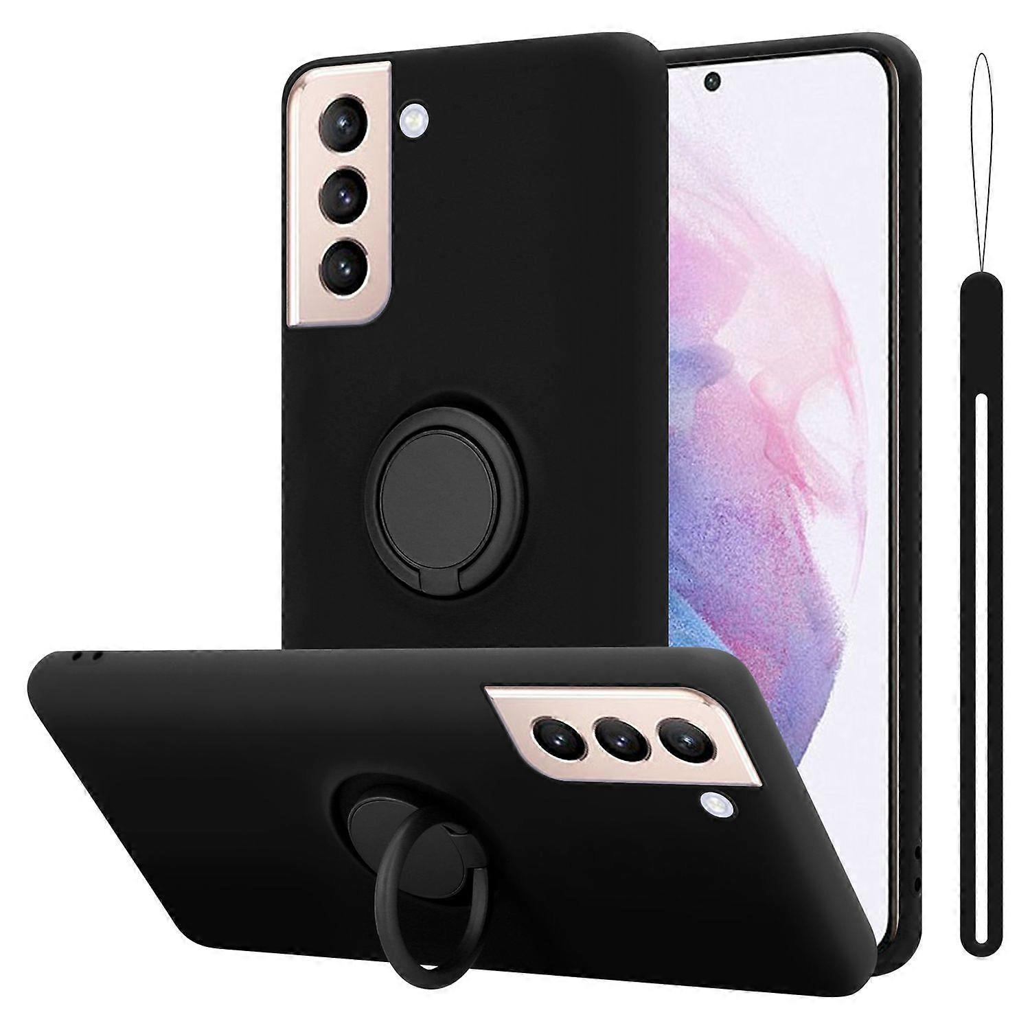 Samsung Galaxy S24 PLUS Protective Case TPU Case - Liquid Design with Ring