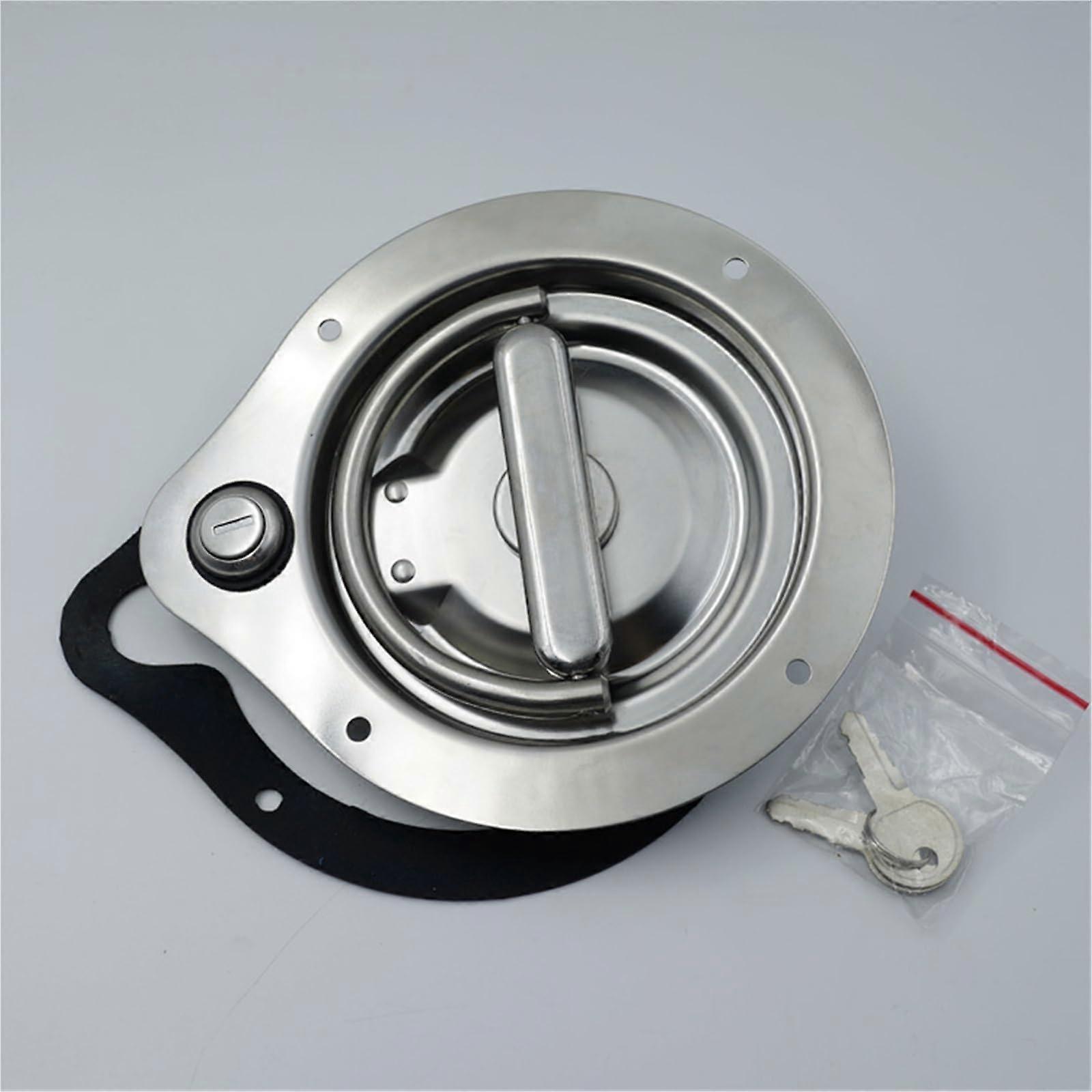 MS020 Stainless Steel Flush Mount Locking DRing Handle for Cabinets and Enclosures 1Pcs