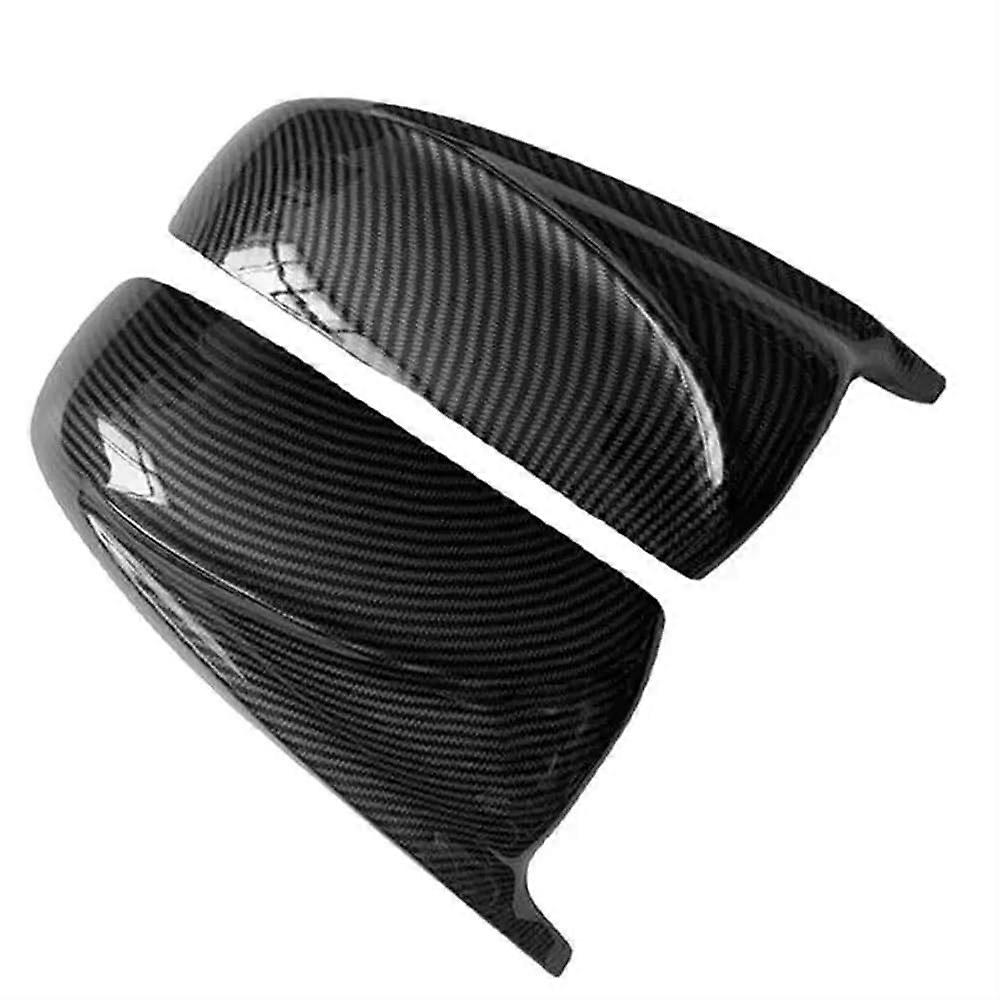 Carbon Fiber Mirror Caps Scratch-Resistant Weatherproof OEM Fit Compatible with BMW X5 E70 X6 E71