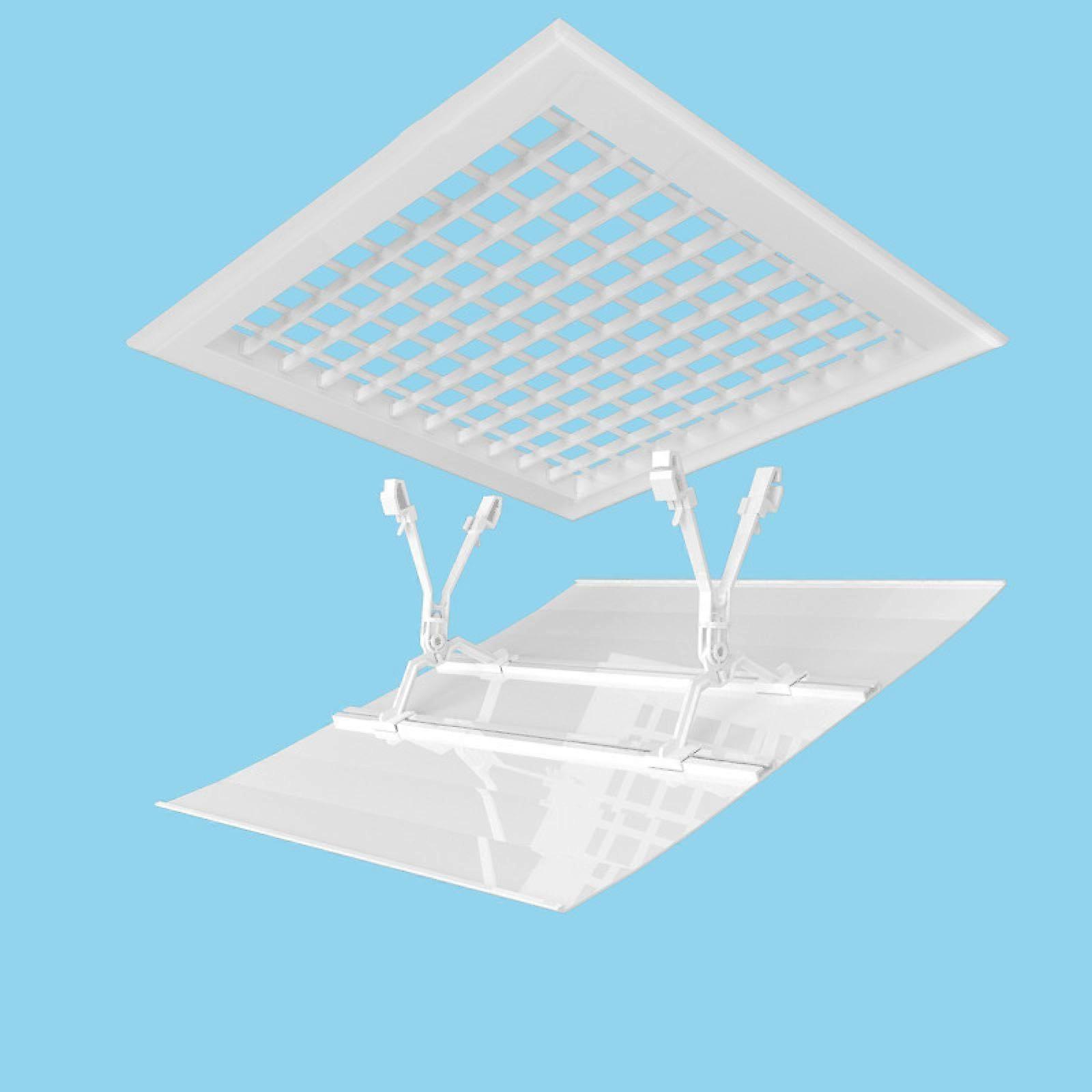 Adjustable Air Vent Deflector for Ceiling Vents, Punch Curved Guide for Central AC