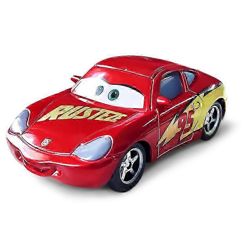 Disney Cars Pixar Cars 95-3rd Generation Blue Metal Diecast Toy Car 1:55 Lightning McQueen Kids Toys Boy Christmas Gifts