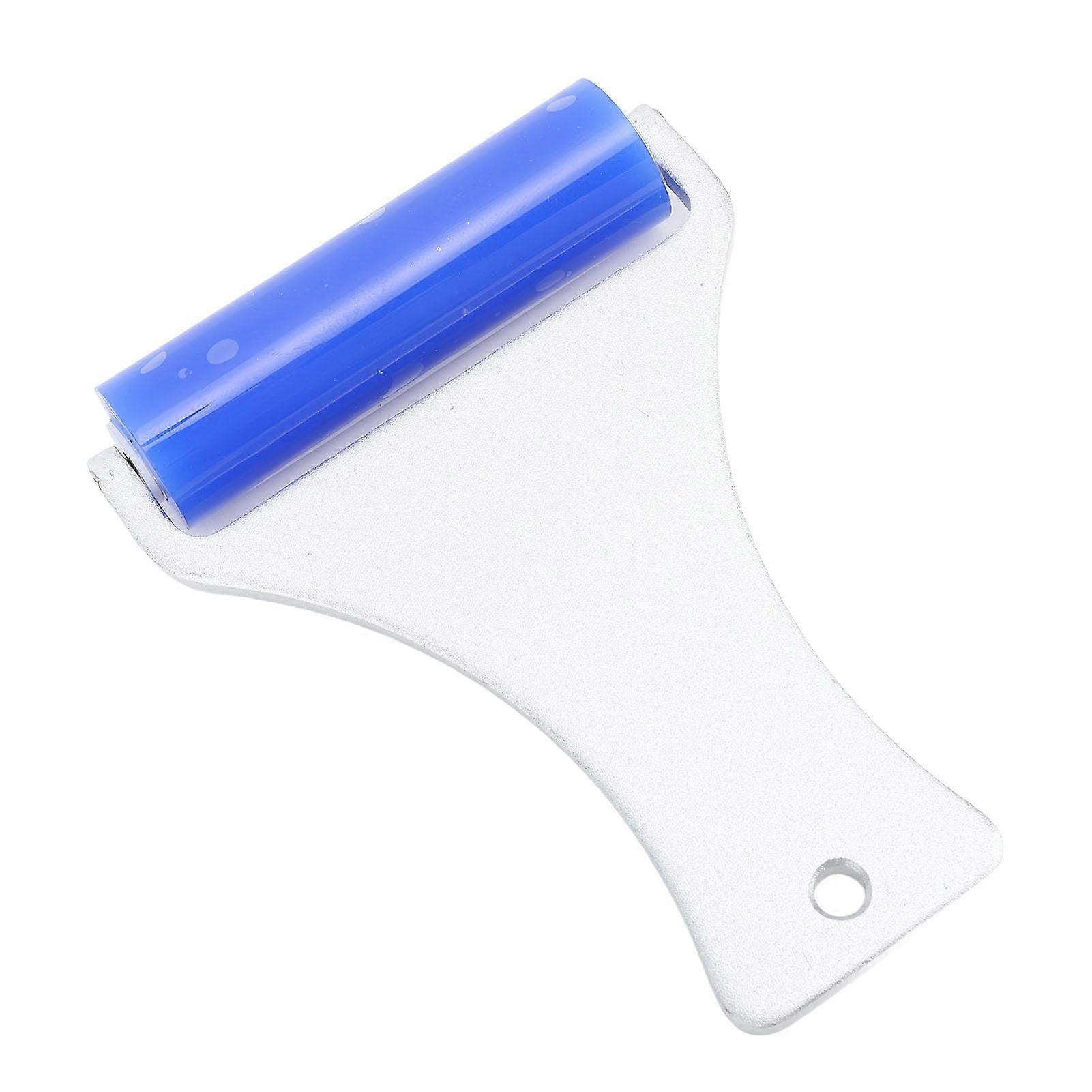 Silicone Dust Roller 7.5CM Reusable Lint Remover with Aluminum Handle for Precise Particle Removal