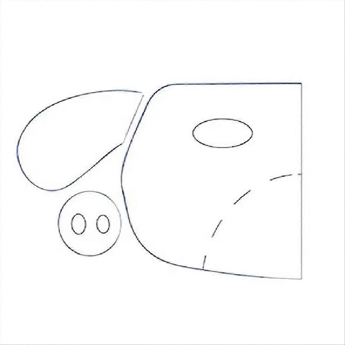 Wallet Templates for Sewing Dog Zippered Pouch Making Template