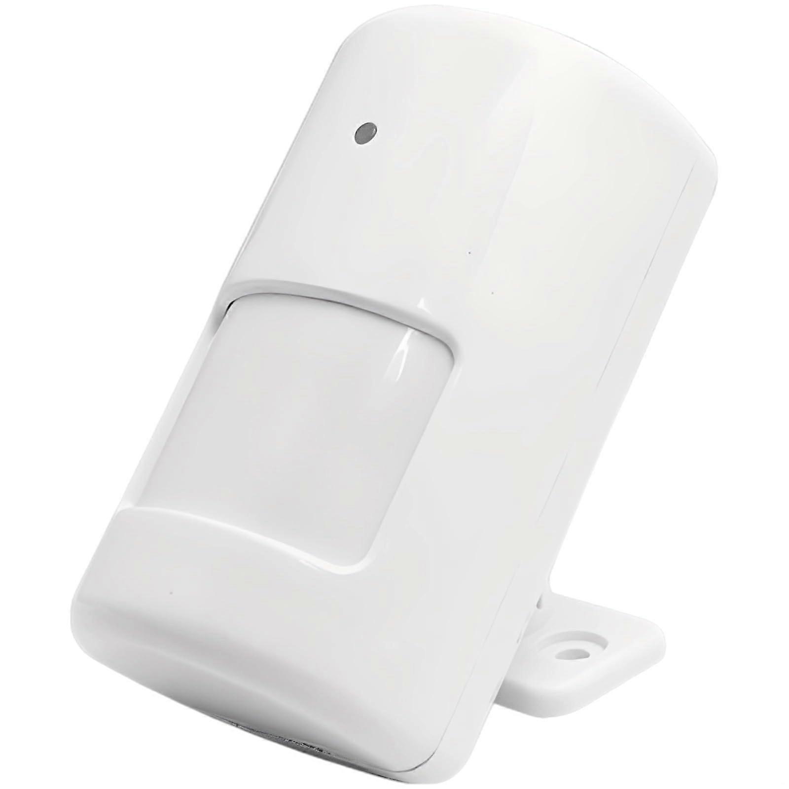 Smart Compact Wireless Motion Sensor Light for Indoor Security with Adjustable PIR Detector  White