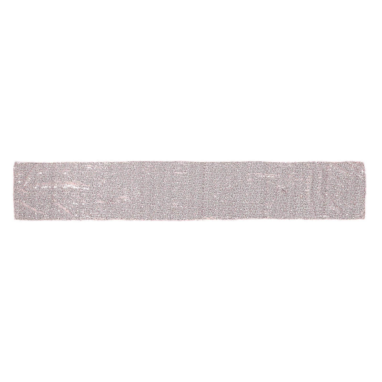 Dining Table Runner Rose Gold for Decoration 4Pcs Sequin Table Runner