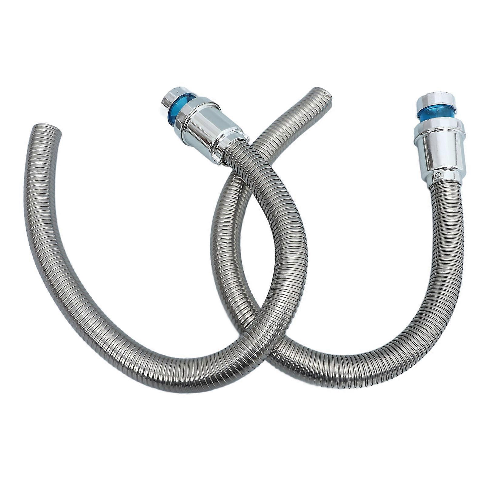 Silver Kitchen Sink Drain Basin Waste Drainer for Bathroom Wash Basins 2Pcs