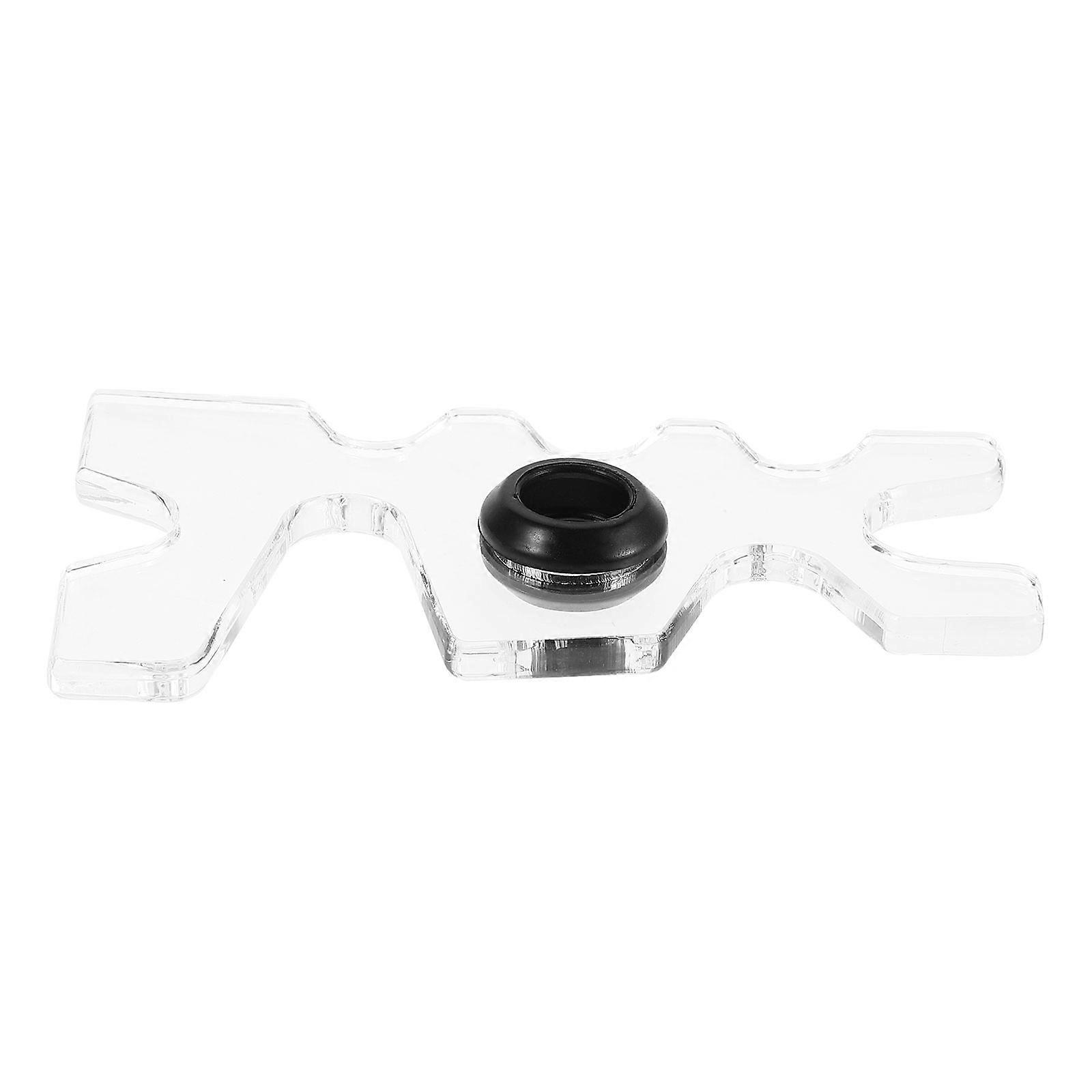 Transparent Acrylic Pool Cue Rack for Convenient Storage