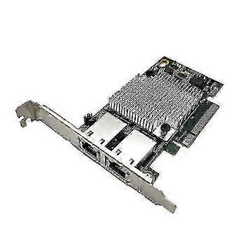 Intel X540-T2 10G Chipset PCIe x8 Dual Copper RJ45 Port 10Gbps Gigabit Ethernet Network Card Compatible PCIE-x8 PCIE-X16 compatible PC Desktop WIfi Ad