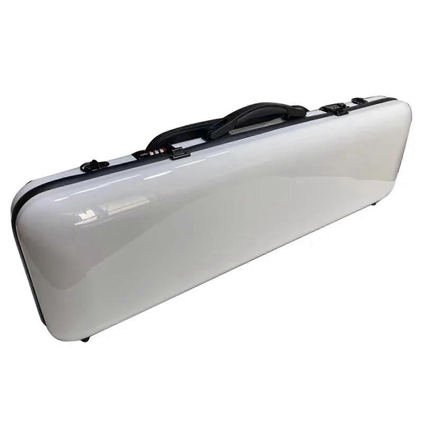 Contoured Hardshell Violin Case with Combination Lock and Backpack Straps for Secure Storage
