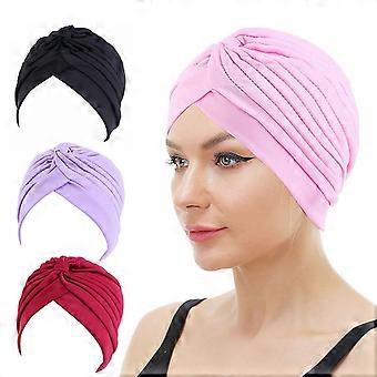 Kvinder Mænd Hat Beanie Mellemøsten område Traditionel lagdelt ensfarvet tyk vintage unisex vindtæt hårbeskyttelse voksen cap
