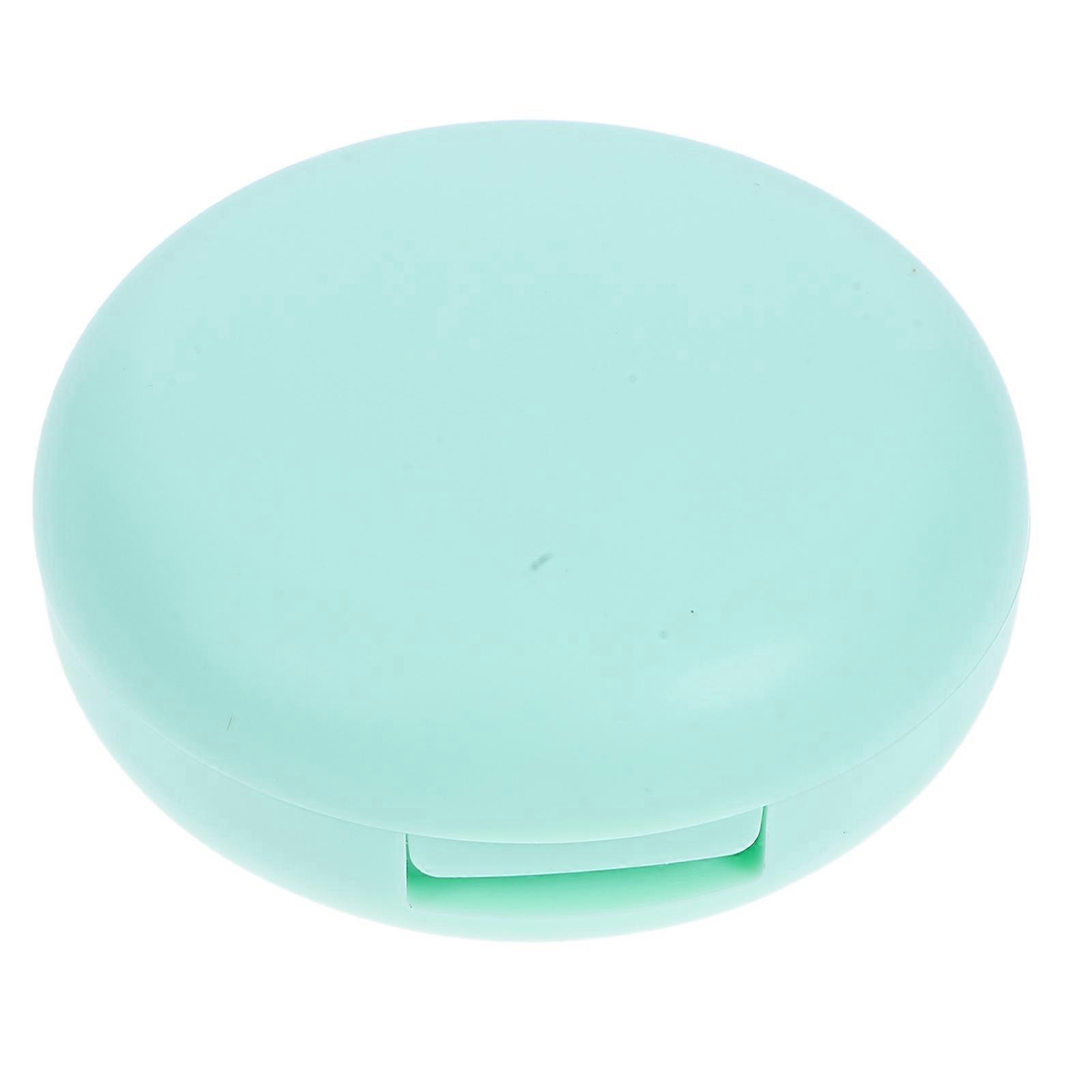 Empty Cosmetic Case with Mirror for Makeup Blush Compact Storage Box
