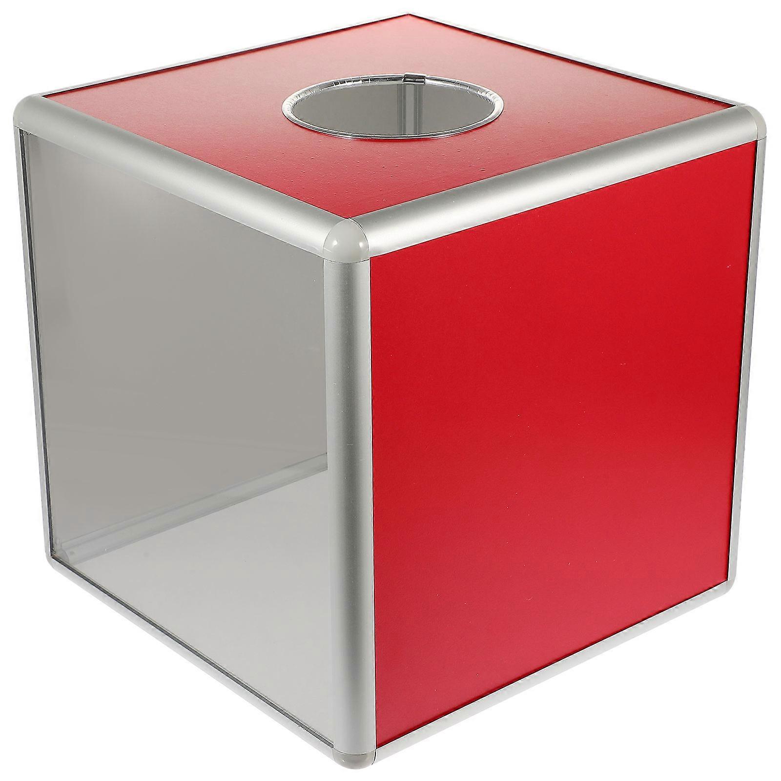Raffle Accessory for Storage Transparent Donation Box 1 Piece