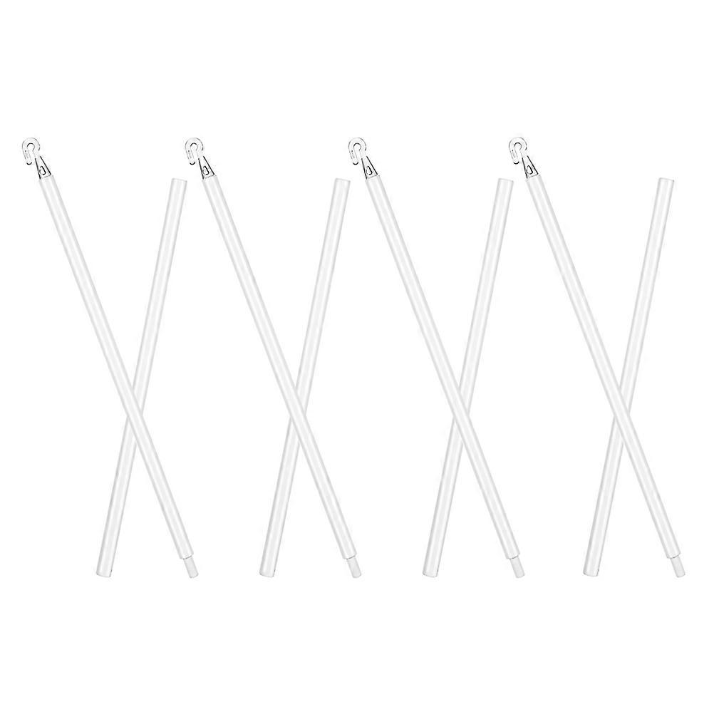Vertical Blinds Opener Rod with Hook for Window Blinds 16Sets Plastic Replacement