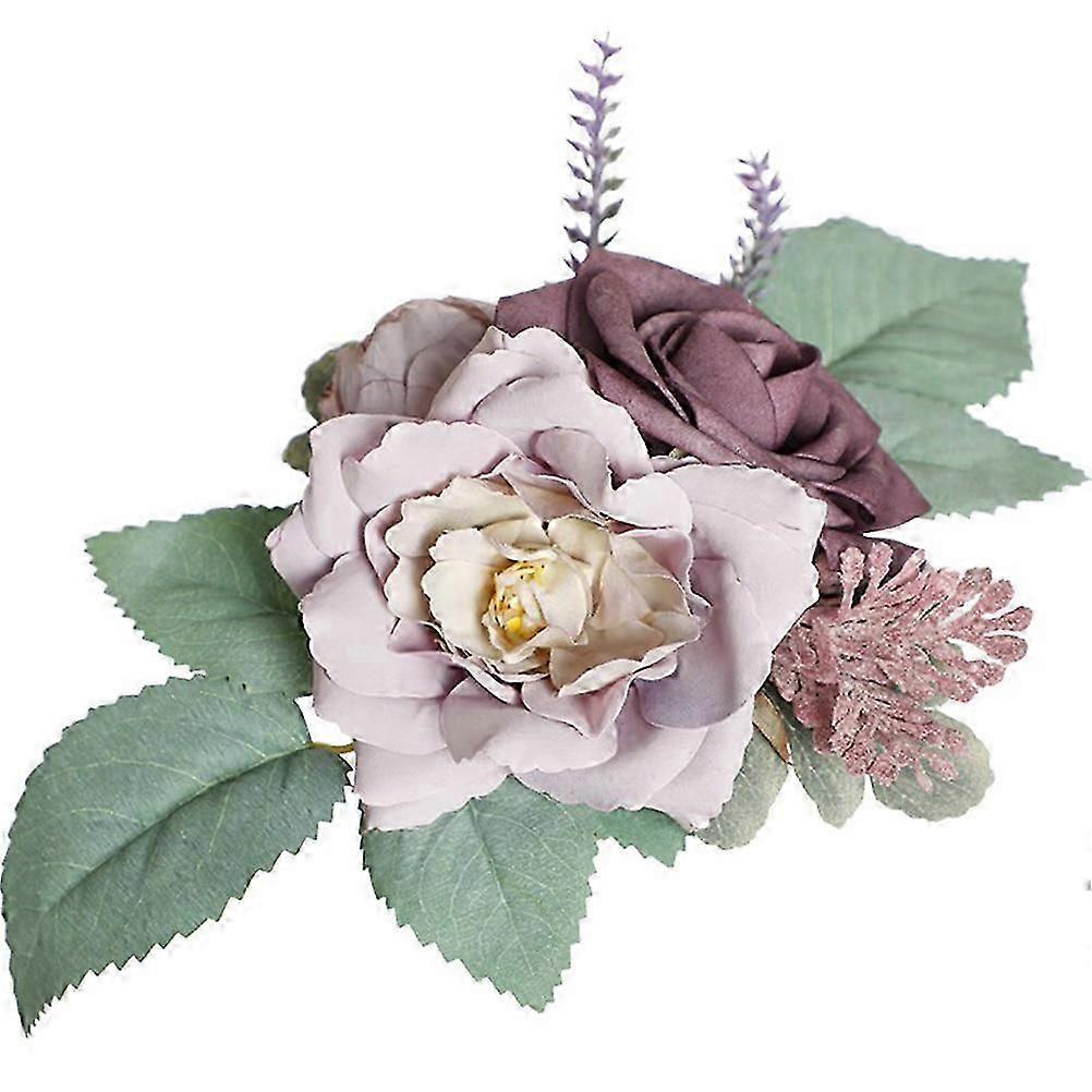 Artificial Flower Cake Decoration for Wedding Table One Set