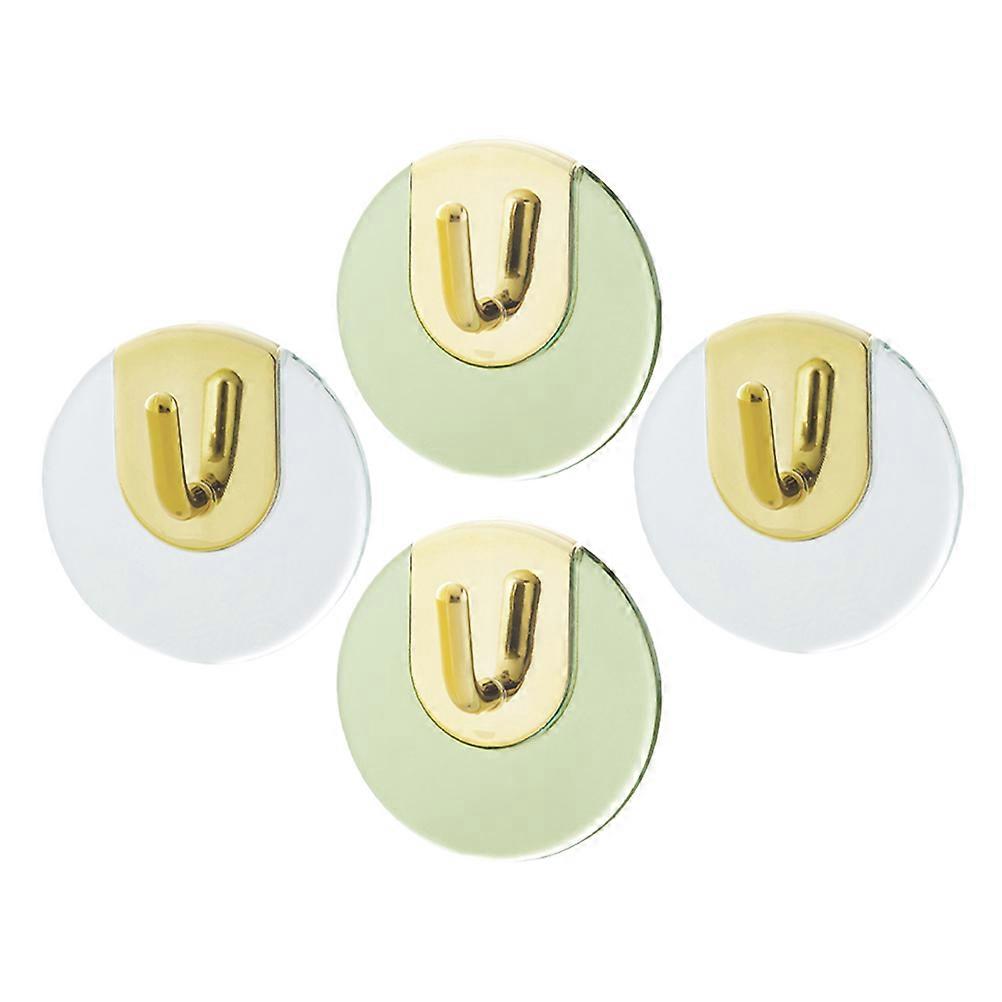 Sticky Hooks Wall-Mounted Hook for Home Use 4Pcs Multipurpose Hanging Hooks