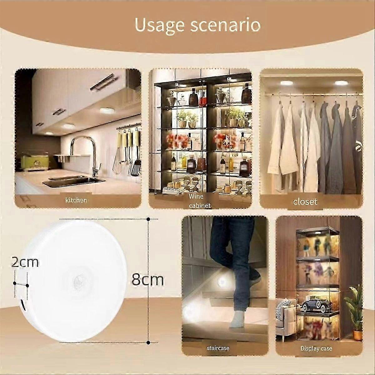 LED remote control three-color cabinet light