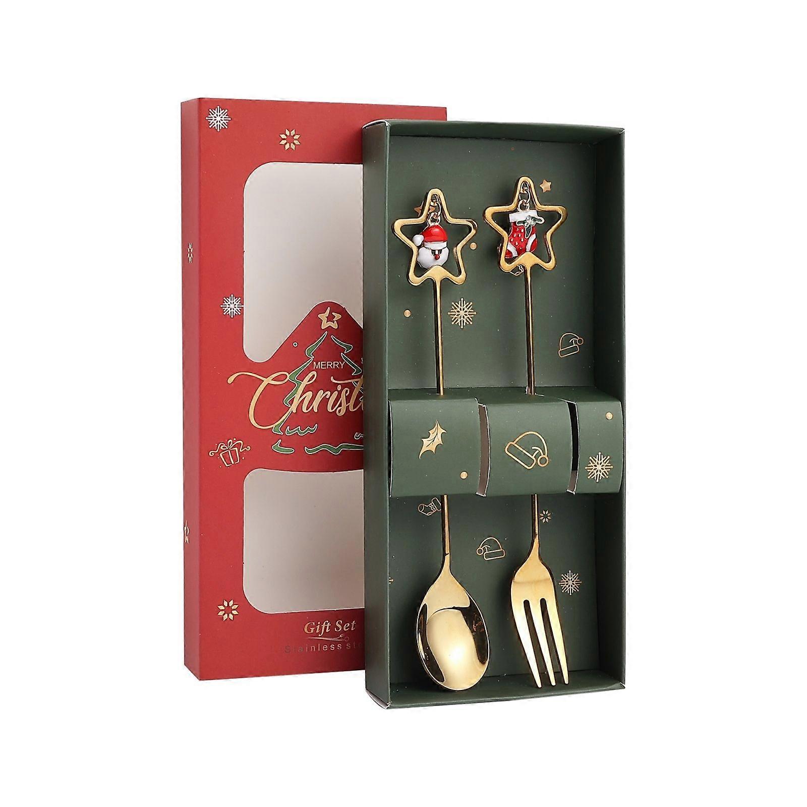 Christmas Star Tableware Gift 2pcs /Pack B304
