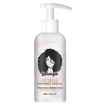 1 Set OUHOE Curl Enhancing Cream for Curly &amp; Wavy Hair 50ml Curl Defining Cream Anti-Frizz Moist_yg1