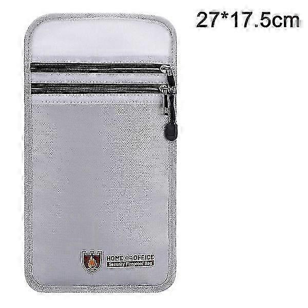 Fireproof document bag, fireproof and waterproof money bag.