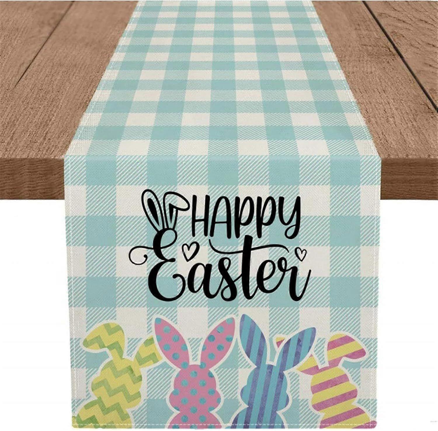 Easter Table Runner 2025 - Cute Dining Table Placemat - Easter Decoration