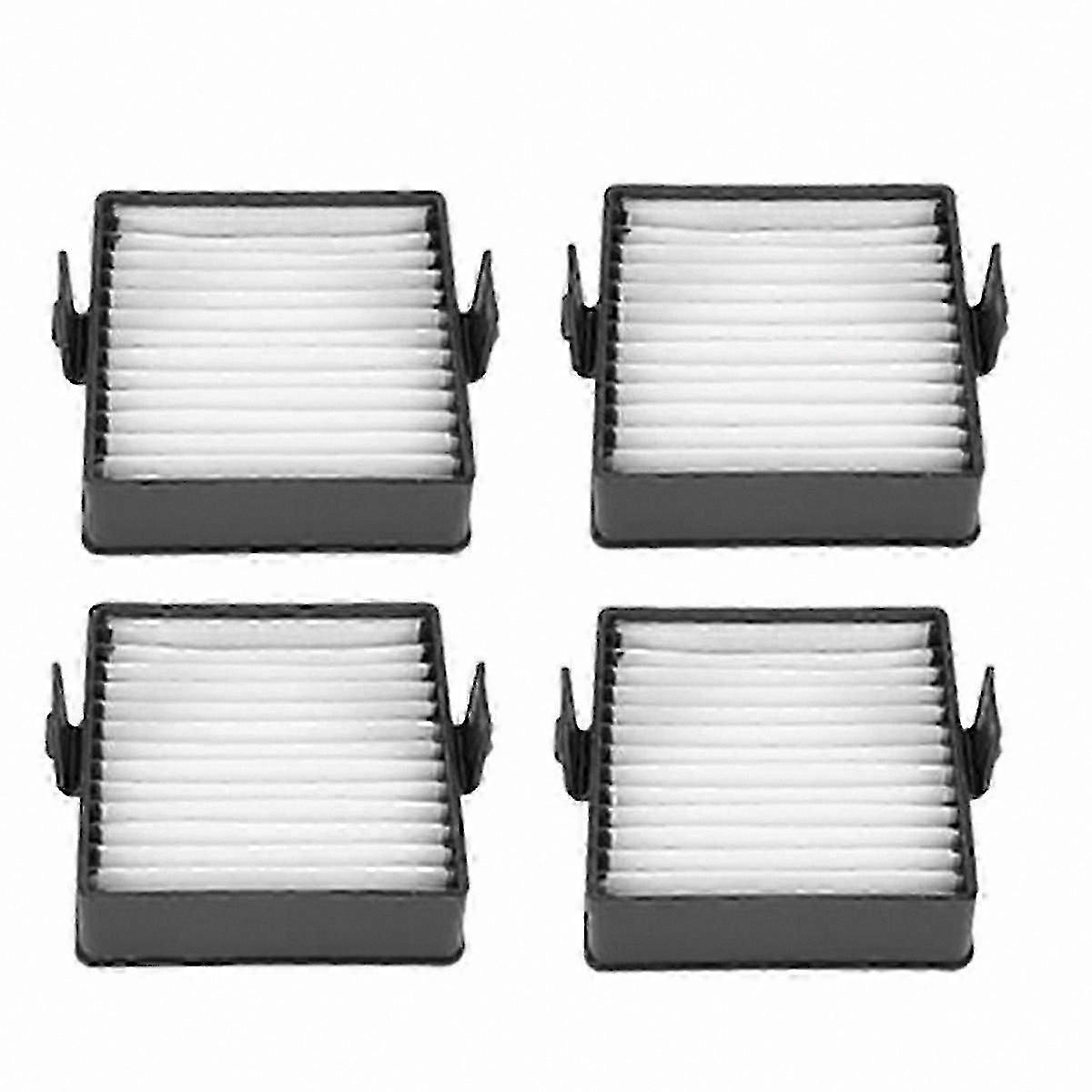 4-Pack Replacement Filters for Robotic Sweeper Accessories, Compatible with Multiple Models