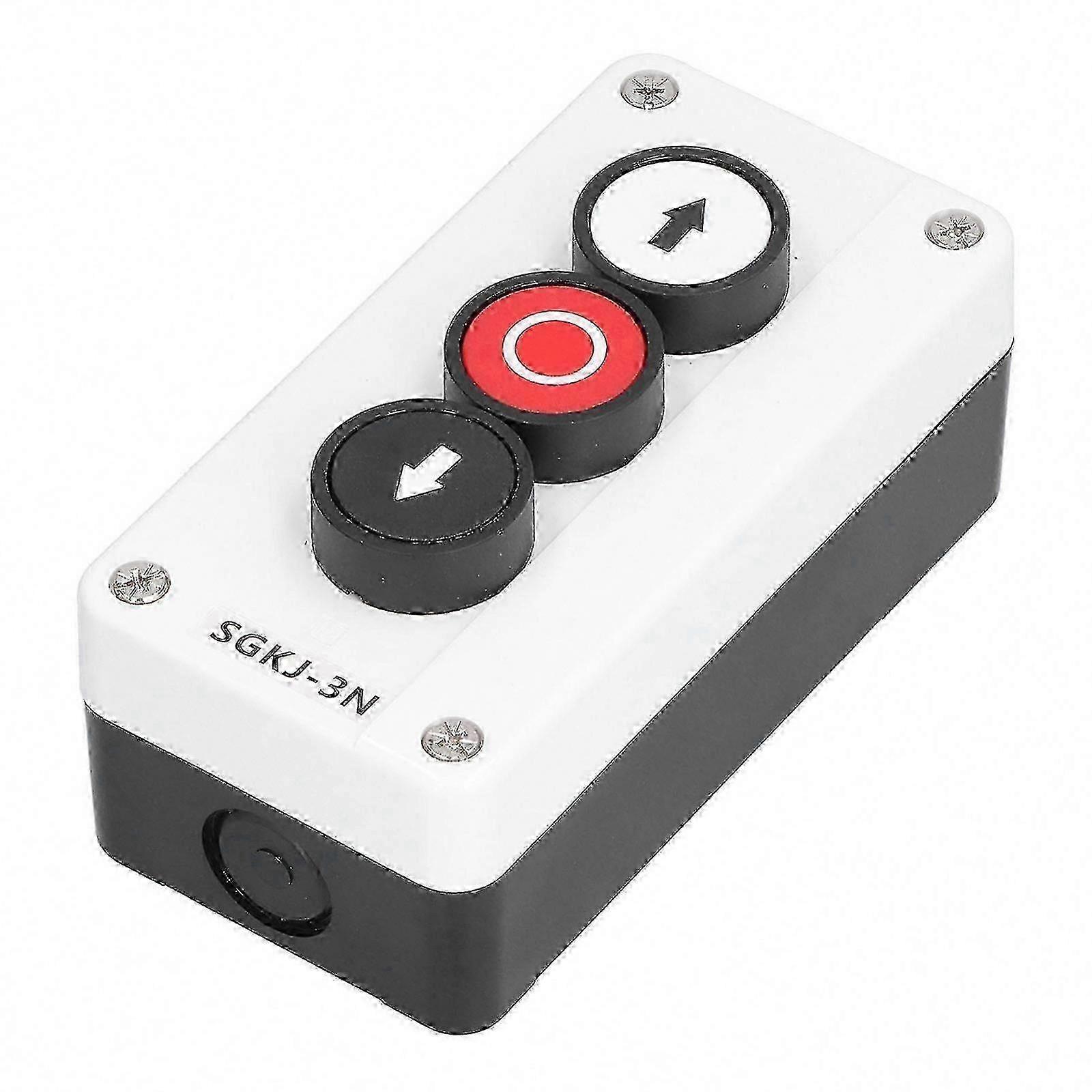 Up/Down Stop Control Button for Roller Shutter Door with Instant Switch Box 26-27