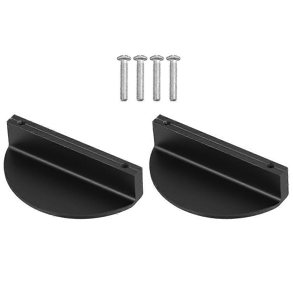 2 Pcs Decorative Cabinet Knobs Half Moon Drawer Handles Metal Hardware Pulls Circle Cupboard Knobs Semicircle Drawer Knob