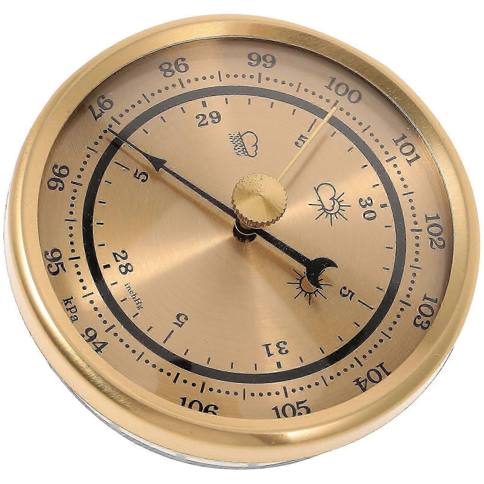 Portable Barometer Household Barometer Dial Design Barometer Multi-use Barometer