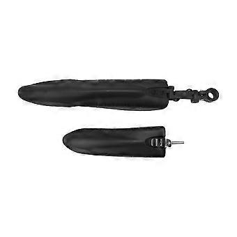 Neumático de carretera para bicicleta de montaña negro Guardabarros delantero trasero Juego de guardabarros Guardabarros Pez volador grande