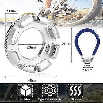 6-in-1 Bicycle Spoke Wrench Kit with Tire Levers