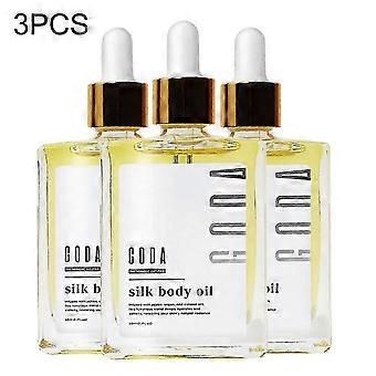 3x GODA Seidenkörperöl, Goda Parfümöl, Bade- und Duschöl für geschmeidige Haut, NEU 50 ml