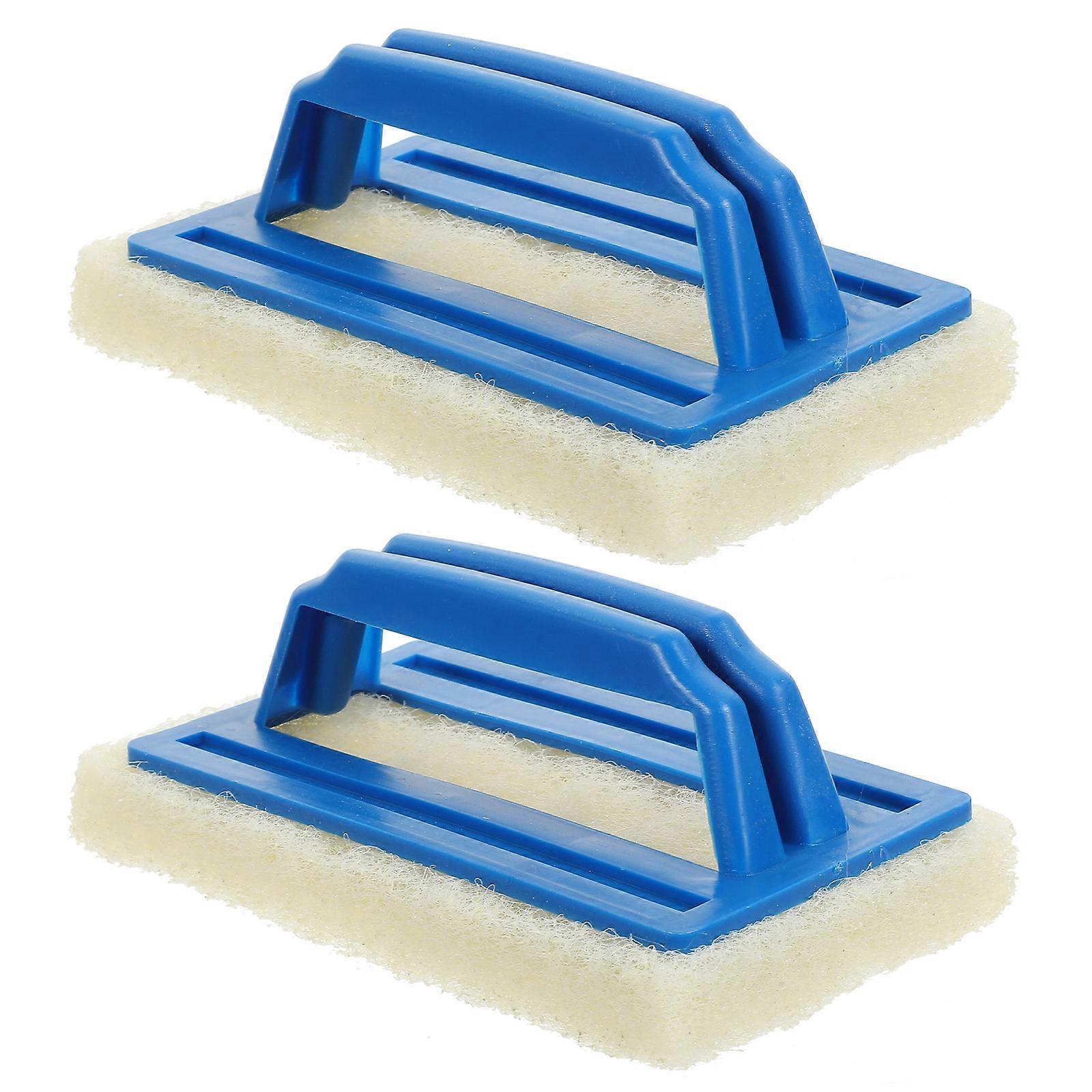 2pcs Multi Purpose Scrub Brush Utility Brush Swimming Pool Cleaning Tools