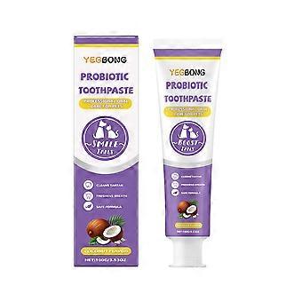 Yegbong Pet Probiotische Tandpasta, Pet Teeth Clean Vlekken Gele Mond Geur Frisse Adem