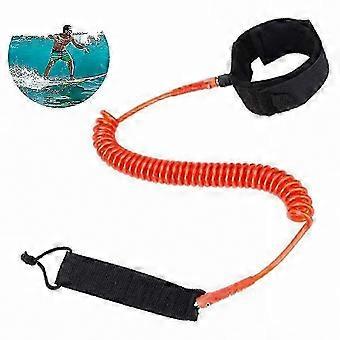 Water Sports & Stand Up Paddle Board Adjustable Leash with Ankle Cuff and Elastic Security Rope