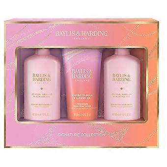 Signature Collection Bath Set ( jojoba, vanilla & almond oil ) - gift set
