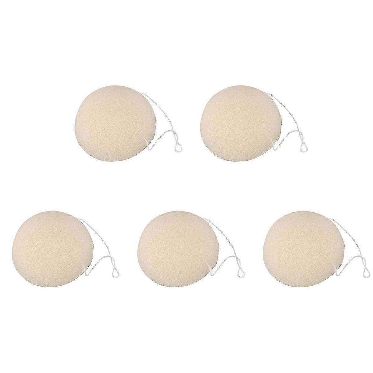 Face natural cleaning sponge - White