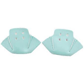 1 Pair Roller Skates Toe Cap Guards Protectors PU Roller Skate Cap with 4 Holes Toe Cap Guard Protectors