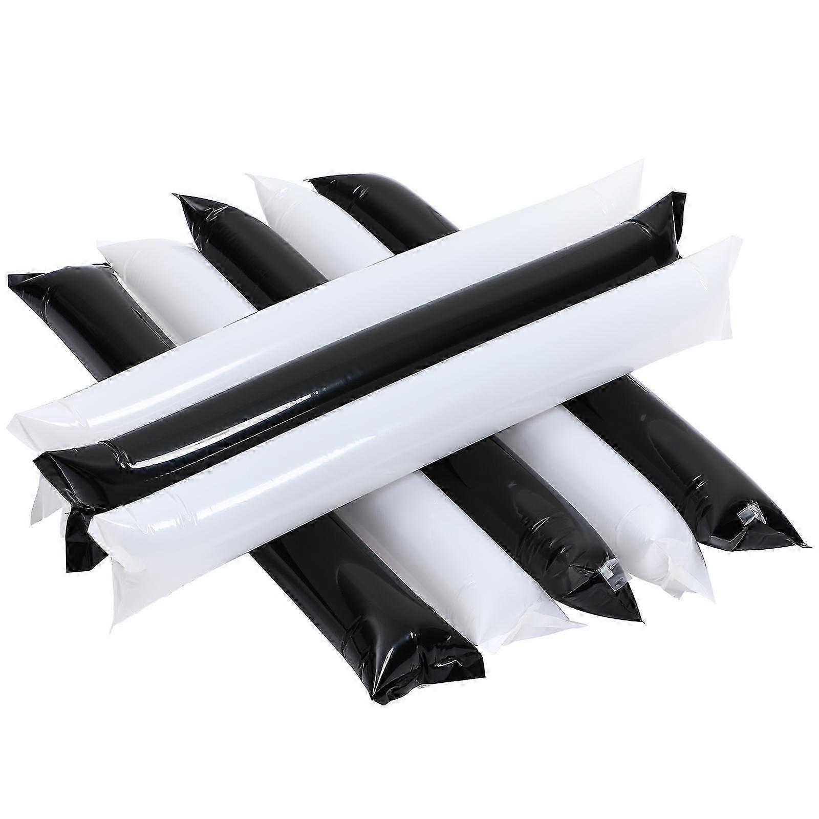 24Pcs Inflatable Cheering Stick White compatible with Playing with Pe Material