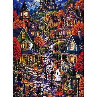 Puzzles für Erwachsene – Halloween-Stadt-Puzzle TRW114