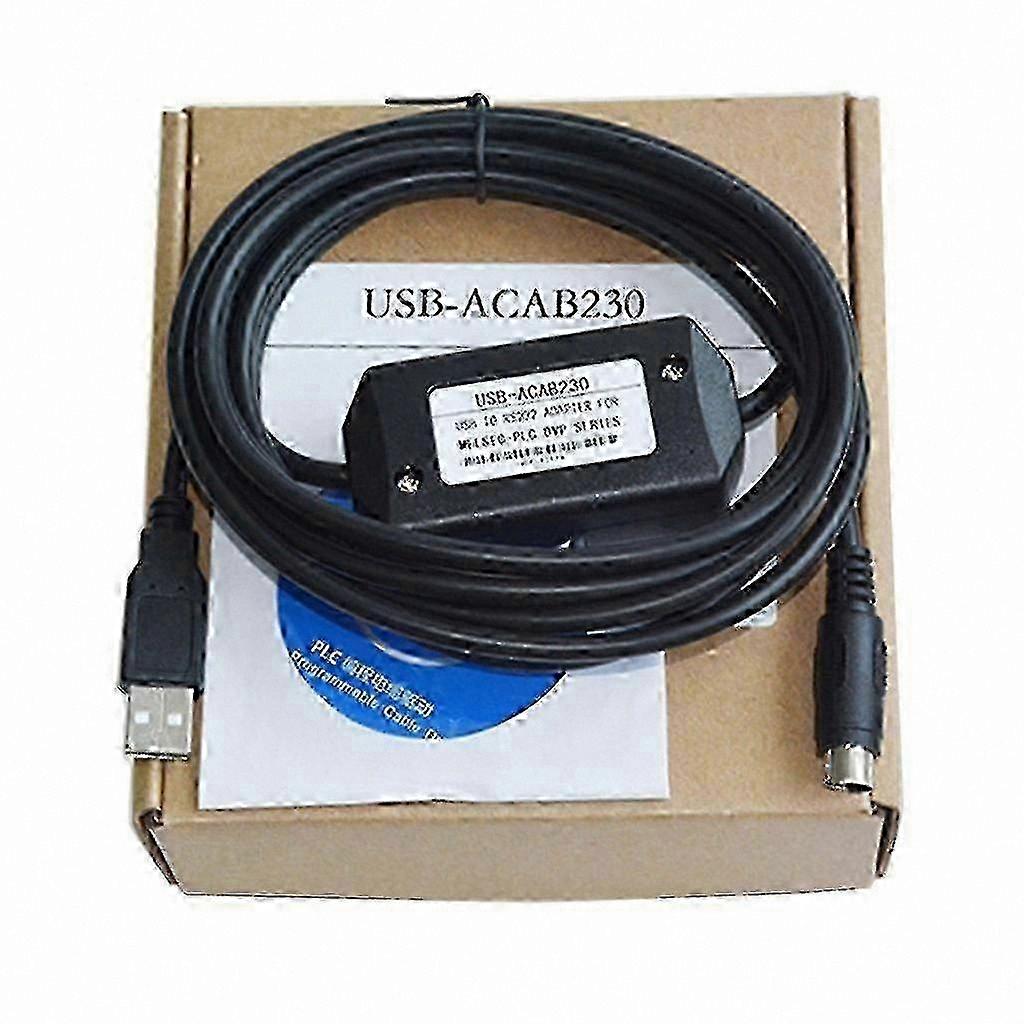 PLC Programming Cable USB to DVP Adapter for Industrial Automation Devices